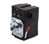 Commutatore pesante per il controllo dell'aria da 70 a 110 psi, valvola compressore con porta di collegamento in metallo singola e pressione 26a contatti collettore e plastica (70-110 psi)