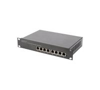Commutatore PoE+ Gigabit Ethernet - DIGITUS - Gestito L2+ - 8 porte - Rackabile - Ideale per PMI