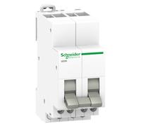 Commutatore Schneider 1-0-2 20A 2 moduli ISSW 2 circuiti A9E18074