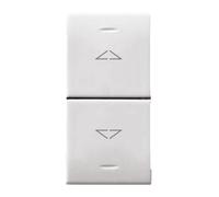 Commutatore Stabile Domus S44 RAL 9010 Lucido 1P 10AX 250V 1M AVE-441051