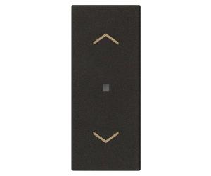 Commutatore tapparelle Quid Vimar Linea Nero 30196.G