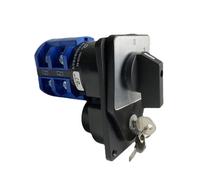 Commutatore universale LW26-63/2 con motore di comando serratura a chiave 63A 2 sezioni contatti argentati