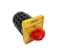 Commutatore universale YMW98 commutatore di corrente 3 sezioni contatti argento 16A pannello di controllo AMPEROMETRO