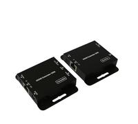 Commutatore Video, Cavo di estensione IR POE Cat5/6 a 2 porte (estensione Ethernet + uscita loop) 1080P con adattatore alimentazione fino a 50 M