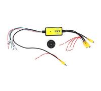 Commutatore Video per Auto, Telecamera di Backup per Auto Commutatore per Telecamera Panoramica 360, 4 Ingressi 1 Interruttore di Uscita Video Ricambi Auto, Convertitore