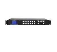 Commutatore Video, Switch matrice 8x8, splitter digitale HD, switcher 4x4 16x16, 8 ingressi e uscite con AV, 2 RCA, porta RS232, telecomando IR, montaggio su rack 1U