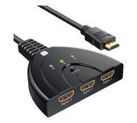 Commutatore Video Techly IDATA HDMI-3F8K HDMI 2.1 8K USB-C