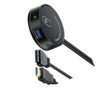 Commutazione desktop esterna del controllo di potere con USB e 3.5mm uditivo facoltativo per un facile accesso
