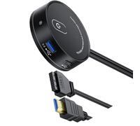 Commutazione desktop esterna del controllo di potere con USB e 3.5mm uditivo facoltativo per un facile accesso