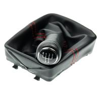 Commutazione Sacco Pomello Del Cambio per VW Polo 9N Bj, 2001-2009 Gti Look Rot