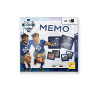 COMO 1907 Memory Game Ufficiale. Gioco di memoria con 48 tessere per bambini e famiglie.Gioco da tavolo educativo a tema calcio. Idea regalo per piccoli tifosi azzurri