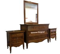 COMO' + 2 COMODINI + SPECCHIO FINITURA BASSANO CAMERA LETTO PRONTA CONSEGNA