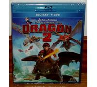 Como a Tu Dragon 2 Combo Blu-Ray + DVD Nuovo Sigillato (Senza Aprire) R2