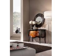 COMO' BOMBATO CONSOLLE CON SPECCHIO INTARSIATO INGRESSO