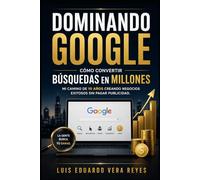 Cómo Gané Dinero con Google - Dominando Google: Cómo convertir búsquedas en millones: Mi camino de 10 años creando negocios exitosos sin pagar publicidad.
