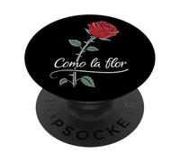 Como la Flor Come Il Fiore Rose Amore PopSockets PopGrip Adesivo