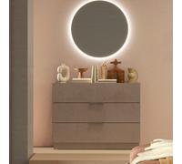 Comò Mustella 3 cassetti colore bronzo