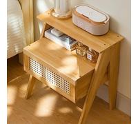 Comò Petite marrone con cassetti, versatile comodino da ufficio e cassettiera da ingresso, elegante mobile da 145 cm, per soggiorno, corridoio e camera da letto