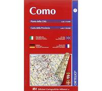 Como. Pianta della città 1:10.000. Carta della provincia 1:100.000