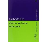 Como se hace una tesis/ How to Make a Thesis: 7