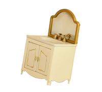 Comò vintage in miniatura, mobiletto in metallo in 1/12, mobiletto per lavabo da bagno, per camera da letto e decorazioni scene Mobili antichi Mobili in miniatura vintage Accessori per camera