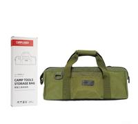 Comoda borsa per attrezzi da campeggio, corde antivento e chiodi da pavimento, perfetta per avventure all'aria aperta (verde militare)