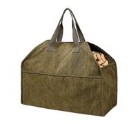 Comoda borsa porta legna da ardere in tela per campeggio e avventure all'aperto