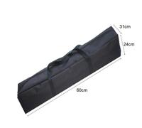 Comoda Borsa Portaoggetti con Cerniera per Aste Supporto a Parete e Oggetti da V