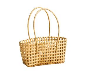 Comoda borsa trasparente dal design cavo con pratica borsa a mano adatta per accessori da donna e borsa da donna per viaggi in spiaggia