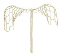 Comoda collana con frange di strass per il corpo da sposa per una lunga durata a matrimoni, feste ed eventi speciali gioielli da sposa, One Size, come descritto, come descritto