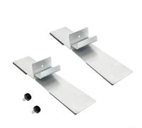 Comoda coppia di piedini per piastre riscaldanti a infrarossi, perfetta aggiunta alla configurazione del riscaldamento domestico (2 pezzi argento)
