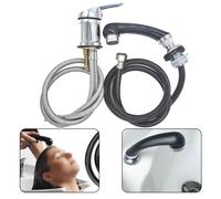Comoda doccia a mano cromata con tubo da 120 cm ottima per shampoo inverso