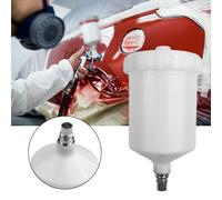 Comoda e pratica tazza di plastica per spray con connettore a getto
