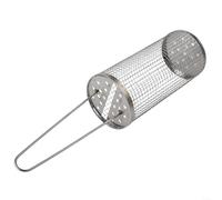 Comoda griglia per cucinare all'aperto; struttura in acciaio inox per un uso duraturo
