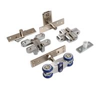 Comoda puleggia rotaia porta pieghevole robusta per scorrimento liscio