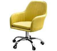 Comoda sedia girevole per computer per casa e ufficio, sedia da scrivania imbottita con schienale, base in metallo resistente, design ergonomico per comfort e supporto