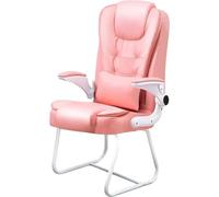 Comoda sedia per gli ospiti da ufficio con braccioli Sedia laterale per conferenze in pelle PU, senza ruote, ideale per giocare o utilizzare il computer. Eleganti posti a sedere per sala d'attesa