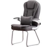 Comoda sedia per gli ospiti da ufficio con braccioli Sedia laterale per conferenze in pelle PU, senza ruote, ideale per giocare o utilizzare il computer. Eleganti posti a sedere per sala d'attesa