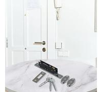 Comoda serratura porta scorrevole antifurto con chiavi incrociate resistente all