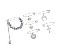 Comoda spilla realizzata con perle finte per migliorare lo stile su qualsiasi evento
