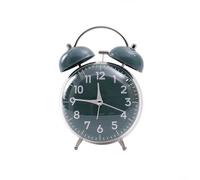 Comoda sveglia a doppia campana con luce notturna, perfetta per dormitorio o ufficio domestico, allarme forte che ti assicura di alzarti (verde)