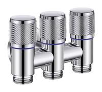 Comoda Valvola Angolare a Tre Comando Progettata per Bagni e Cucine