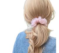 Comode crepe di rosa per le donne Grandi fasce elastiche per capelli francesi Croccanti Bobbles Accessori per capelli morbidi