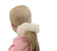 Comode crepe di rosa per le donne Grandi fasce elastiche per capelli francesi Croccanti Bobbles Accessori per capelli morbidi