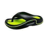 Comode flop con suole spesse, supporto per l'arco del piede, suola esterna assorbente e antiscivolo, scarpe per diabetici morbide da uomo, verde, 45 EU