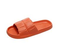 Comode pantofole da donna con plantare morbido da donna, estive, piedi larghi, antiscivolo, suola morbida, scarpe da bagno, ciabatte piatte, RD2, 37 EU