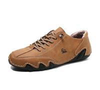 Comode Scarpe Casual a Piedi Nudi con Suola Antiscivolo per l'uso Quotidiano e per Camminare in Modo Leggero, Design Flessibile e Traspirante. (Brown, 39)