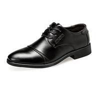 Comode scarpe da uomo, scarpe formali con lacci, scarpe da lavoro a punta, brogue, scarpe derby, retrò, alla moda, mocassini formali con fondo piatto, mocassini intelligenti per lavoro e uso