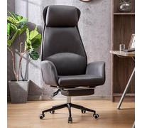 Comode sedie da computer, sedia da ufficio ergonomica con schienale alto, cuscino in lattice e girevole regolabile, ideale per studio a casa, lavoro, uso dirigenziale in soggiorno, camera da