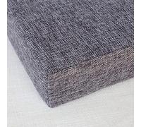 Comodi cuscini imbottiti grigi per interni ed esterni, 60 x 60 x 8 cm, ideali per sala da pranzo e sedie da giardino, disponibili nelle misure 45 x 45 e 50 x 50 cm